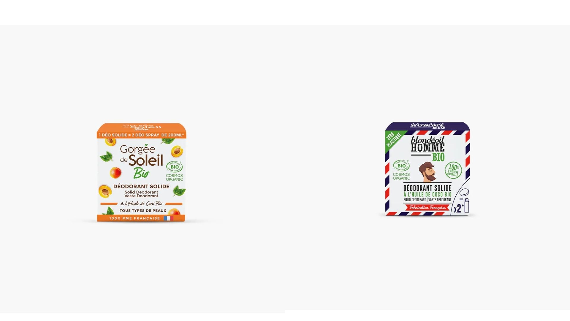 deux déo naturels et bio