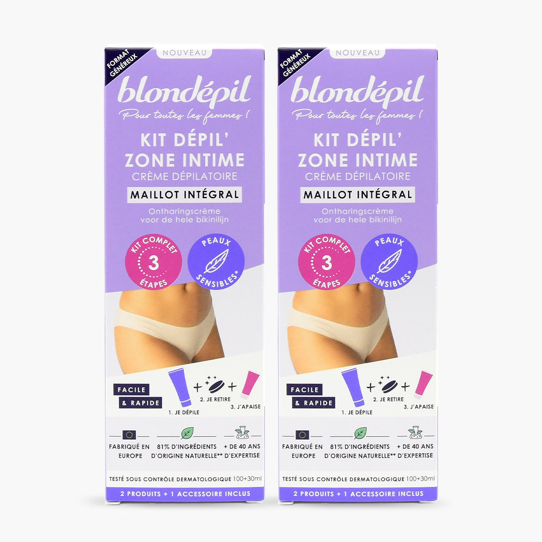 Lot de Crèmes dépilatoires zones intimes