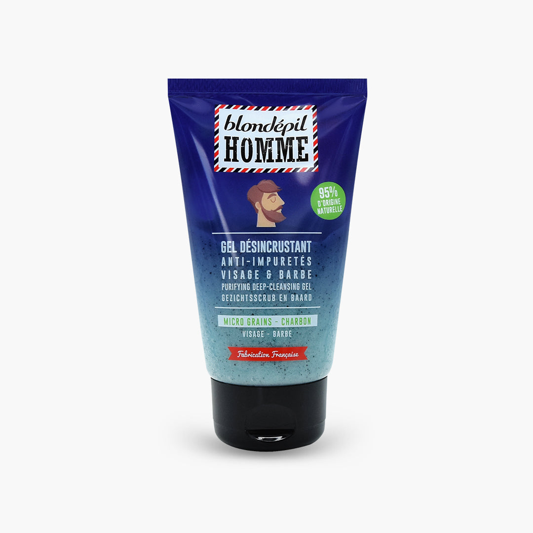 Blondepil_Homme-Gel_Desincrustant_Anti_Impuretes_Visage_Barbe-1