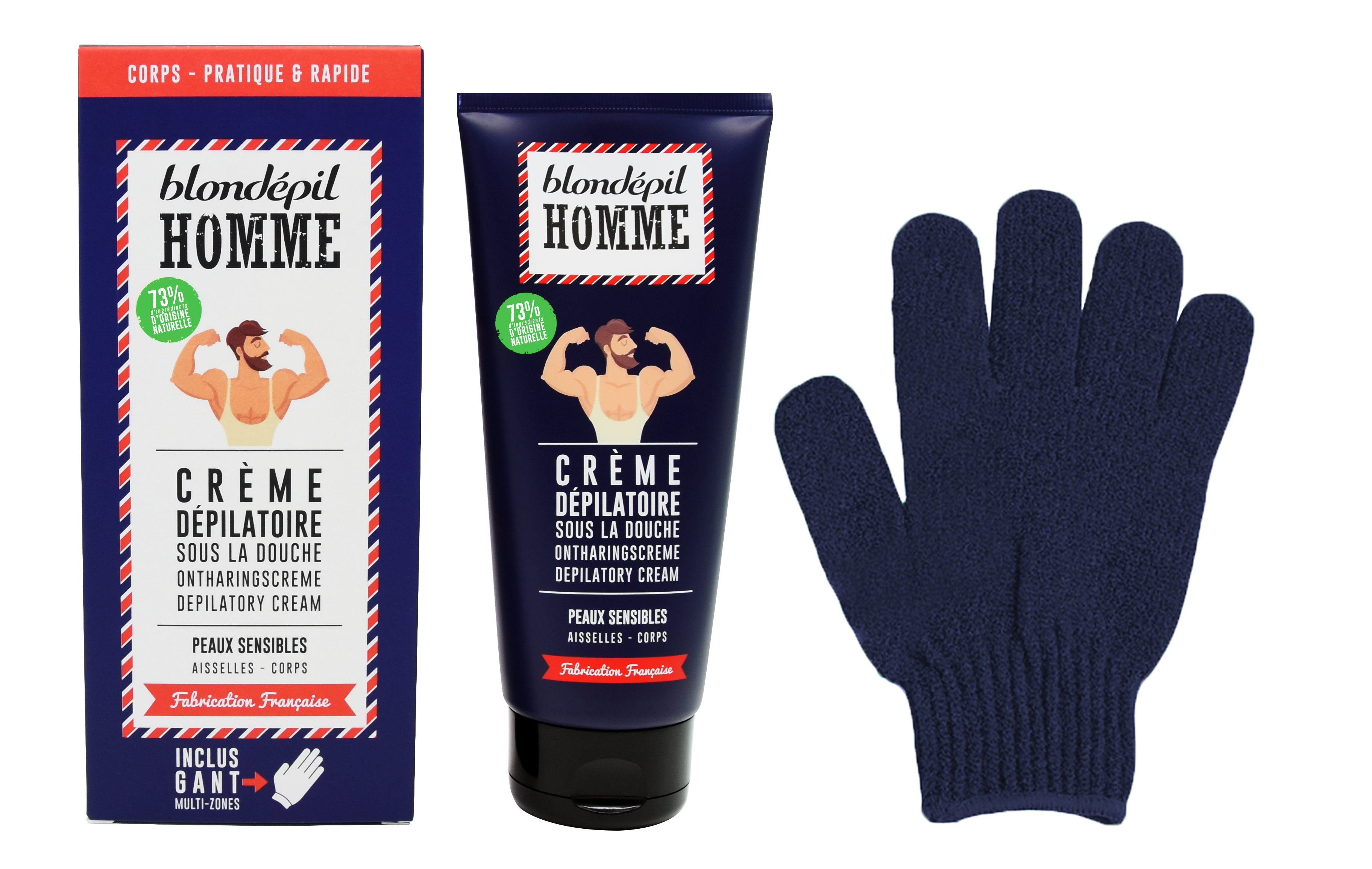 Lot 5 Crèmes Dépilatoires Corps Aisselles