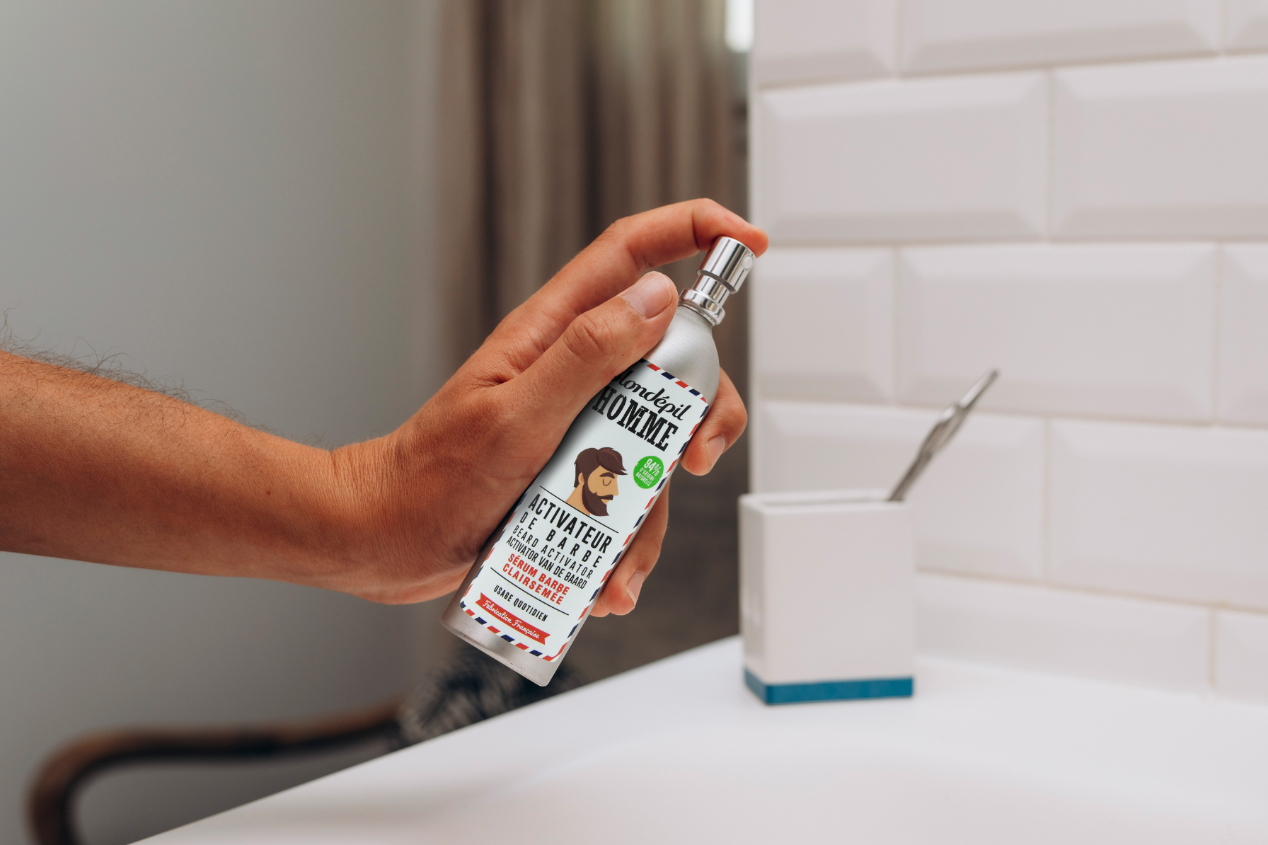 Activateur de Barbe - Sérum Barbe Clairsemée