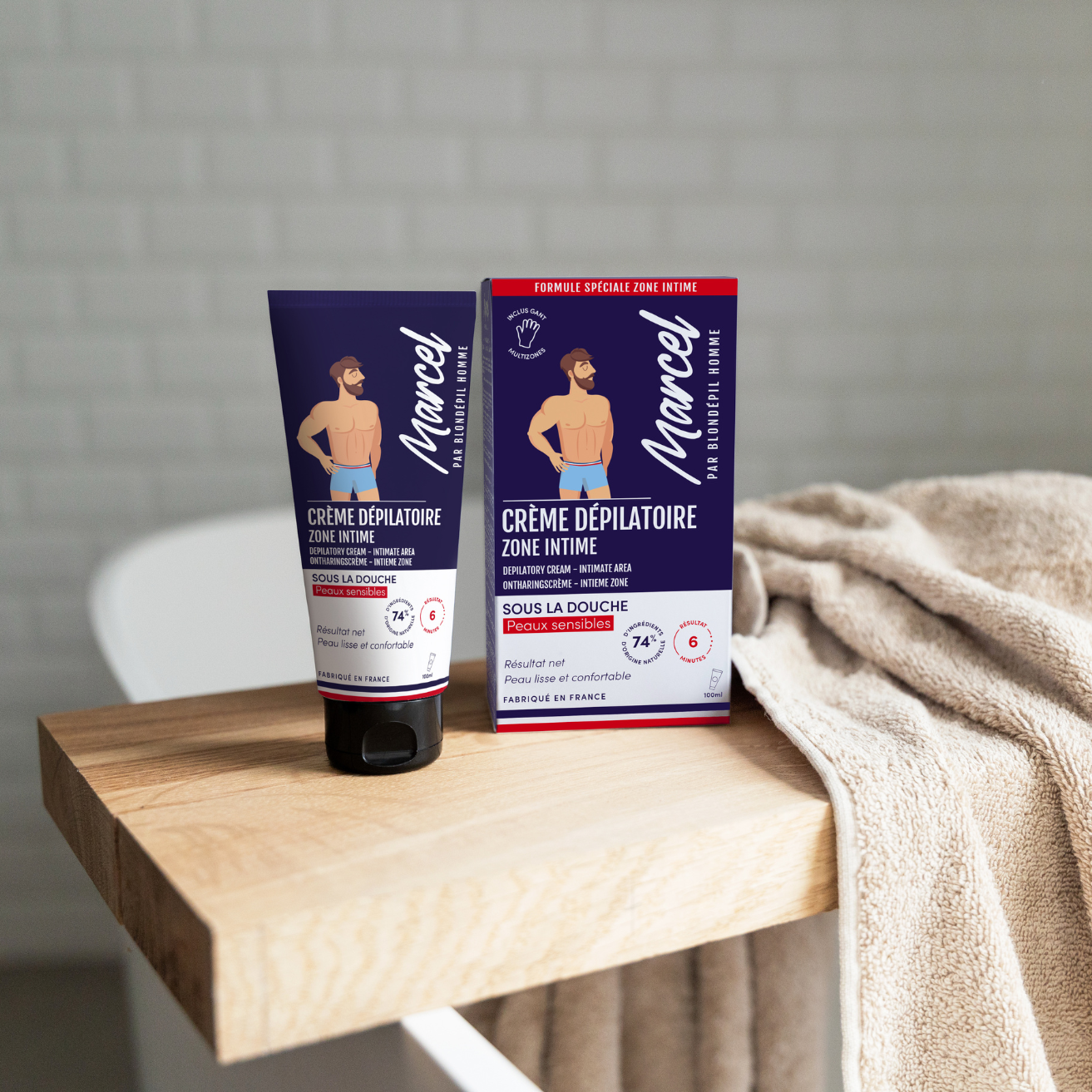 Lot de 2 Crèmes Dépilatoire zone intime