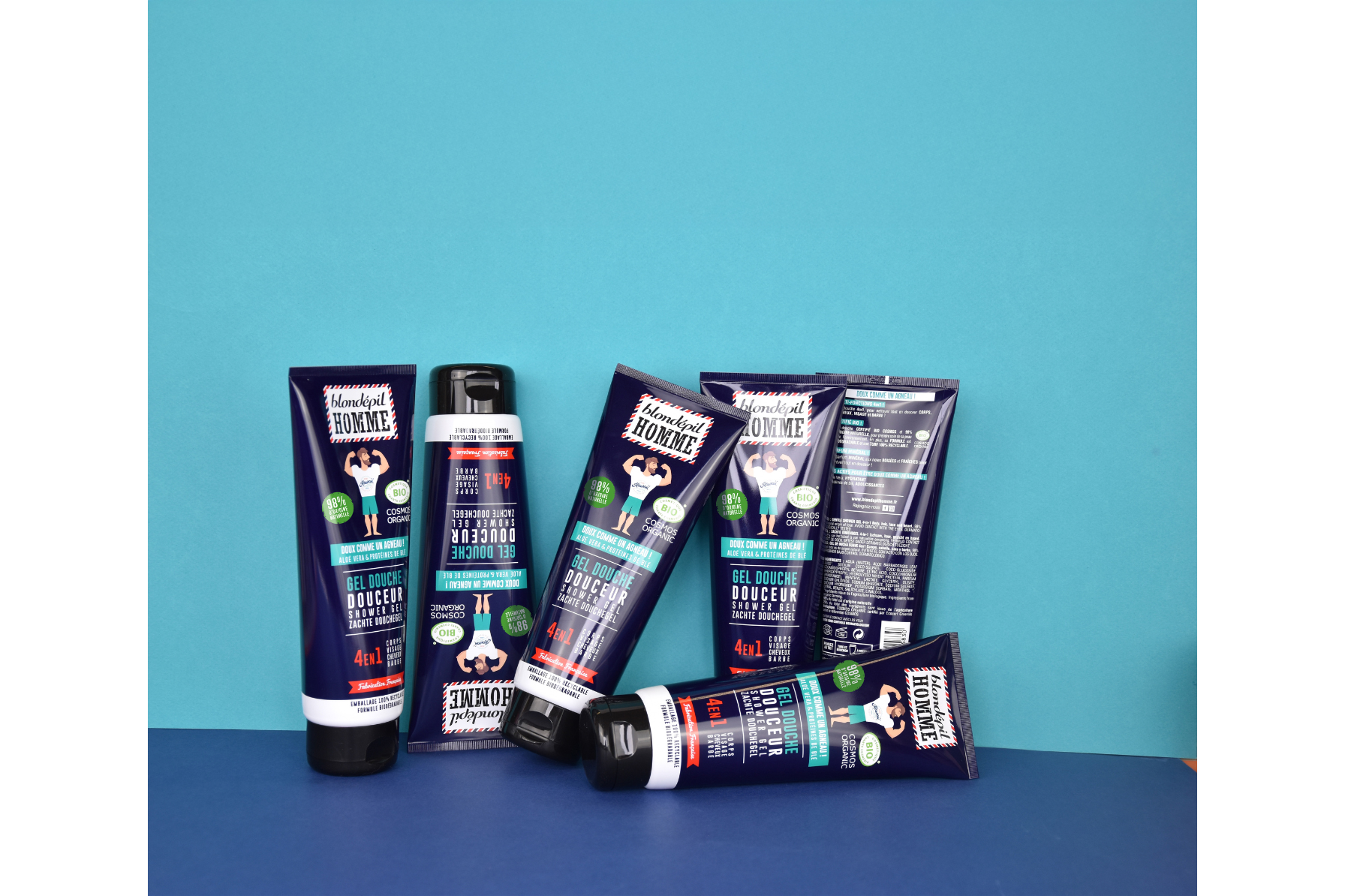 Gel douche DOUCEUR 4en1 - certifié BIO COSMOS