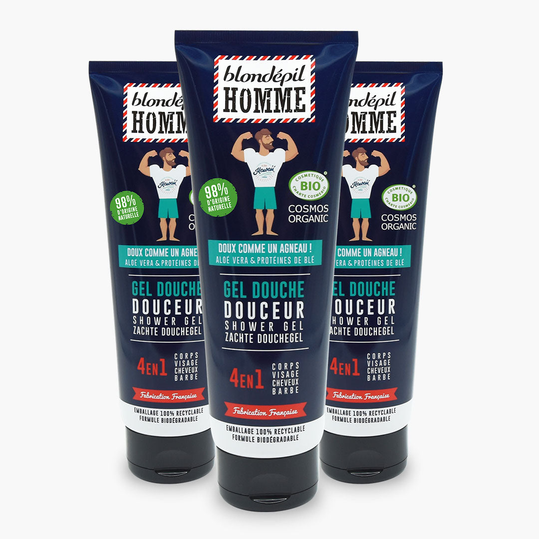 Lot 3 gels douche Douceur