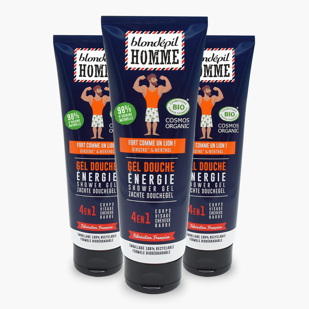 Lot 3 gels douche Energie