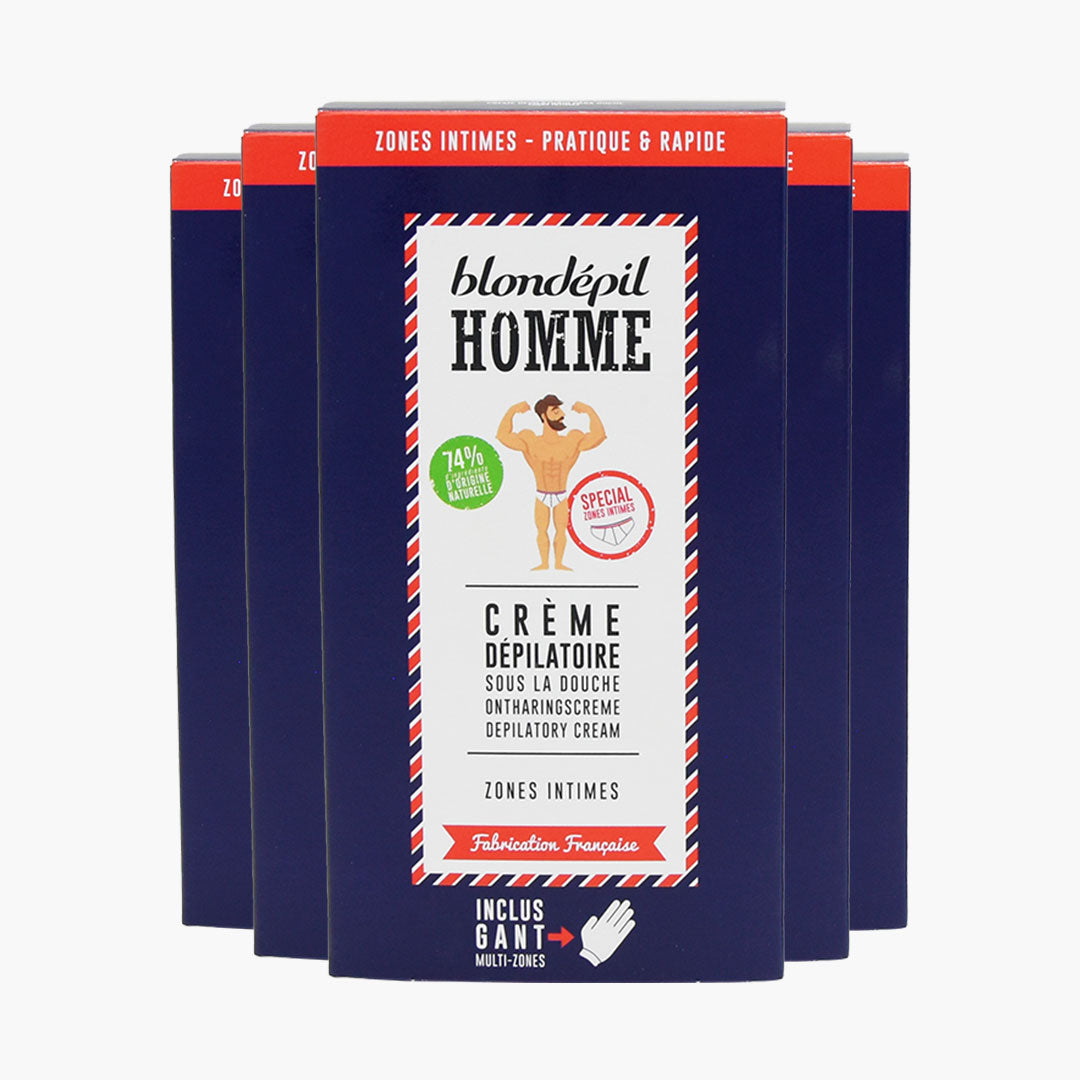 Lot 5 Crèmes Dépilatoires Zone Intime