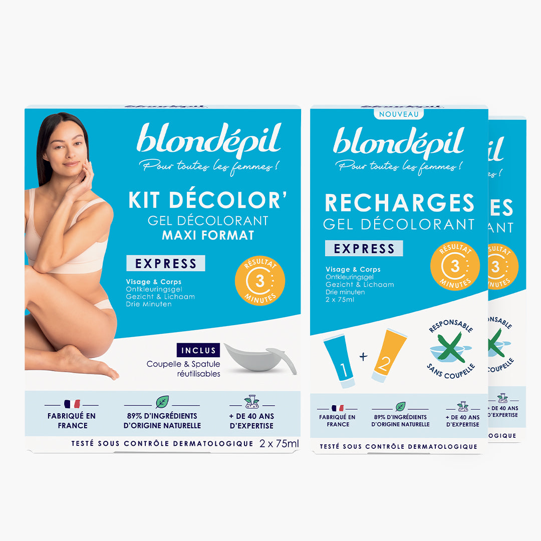 Lot décolorant express maxi + 2 recharges express