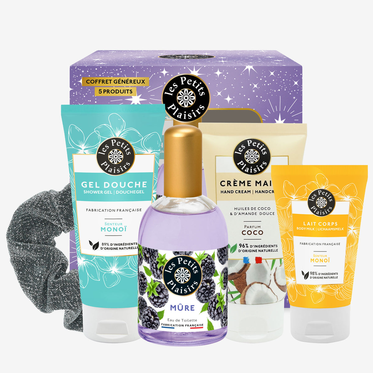 Coffret Beauté Les Petits Plaisirs - 5 Produits (Eau De Toilette, Gel Douche...) - Parfum Fleur D'Oranger - Neuf