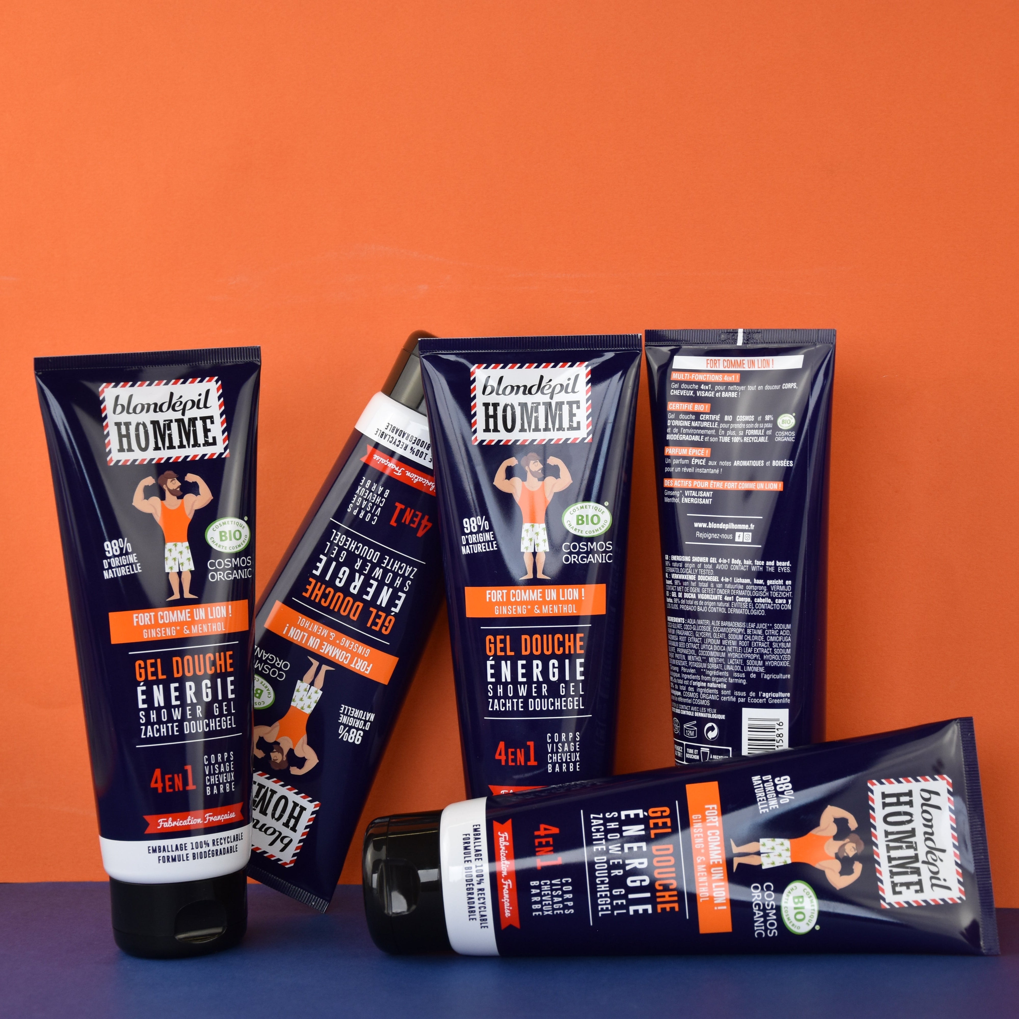 Lot 3 gels douche Energie