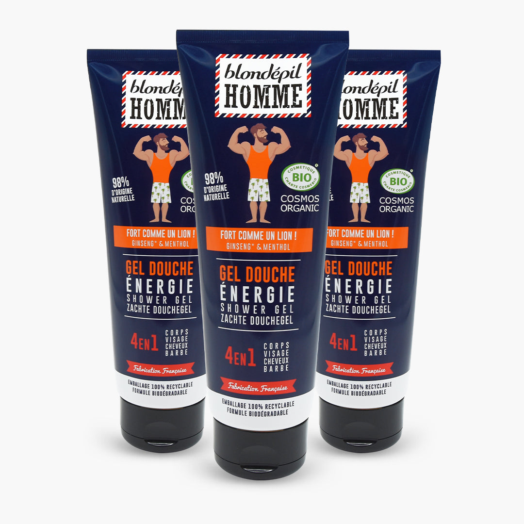 Lot 3 gels douche Energie