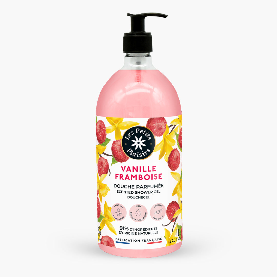 Gel douche Vanille Framboise