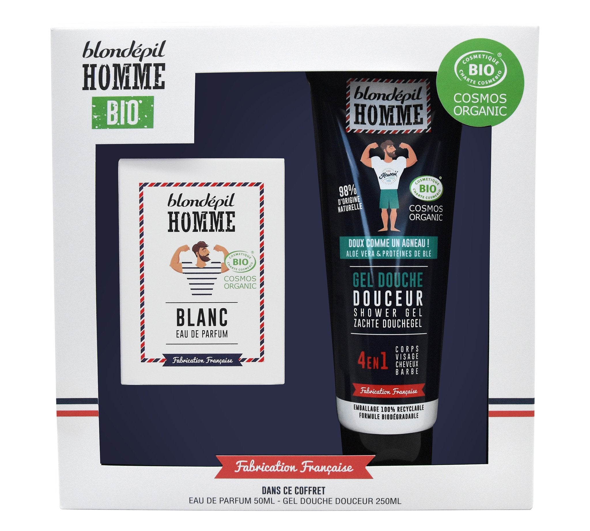 Kit Eau de parfum BLANC BIO Blondépil Homme