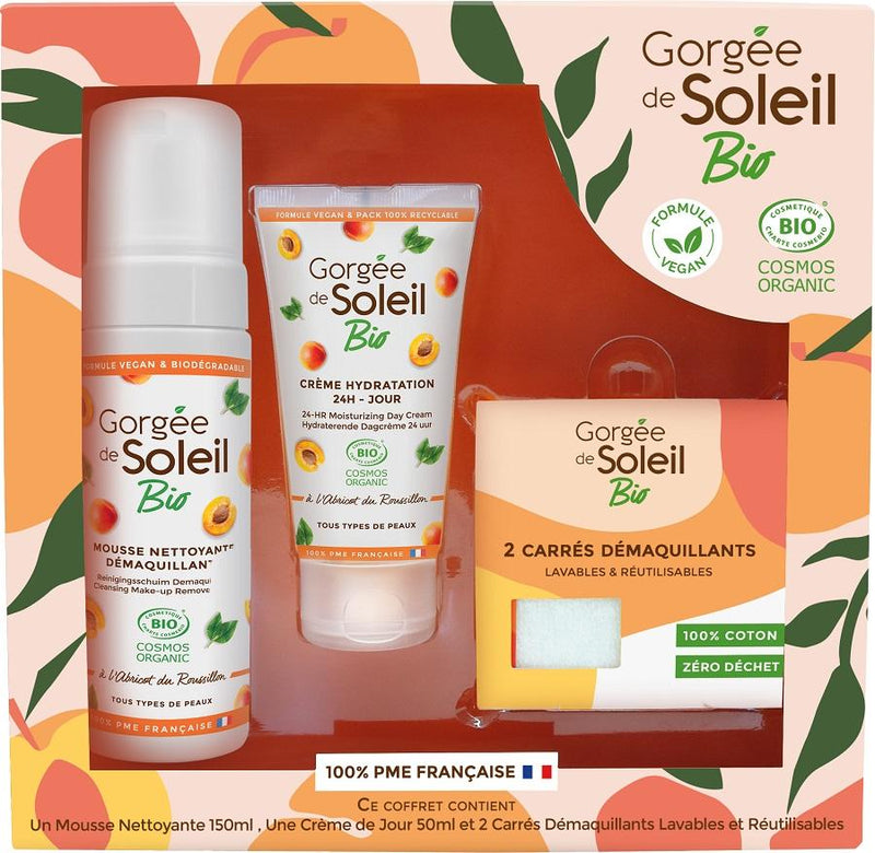 Coffret Mousse - Crème de jour - Carrés démaquillants